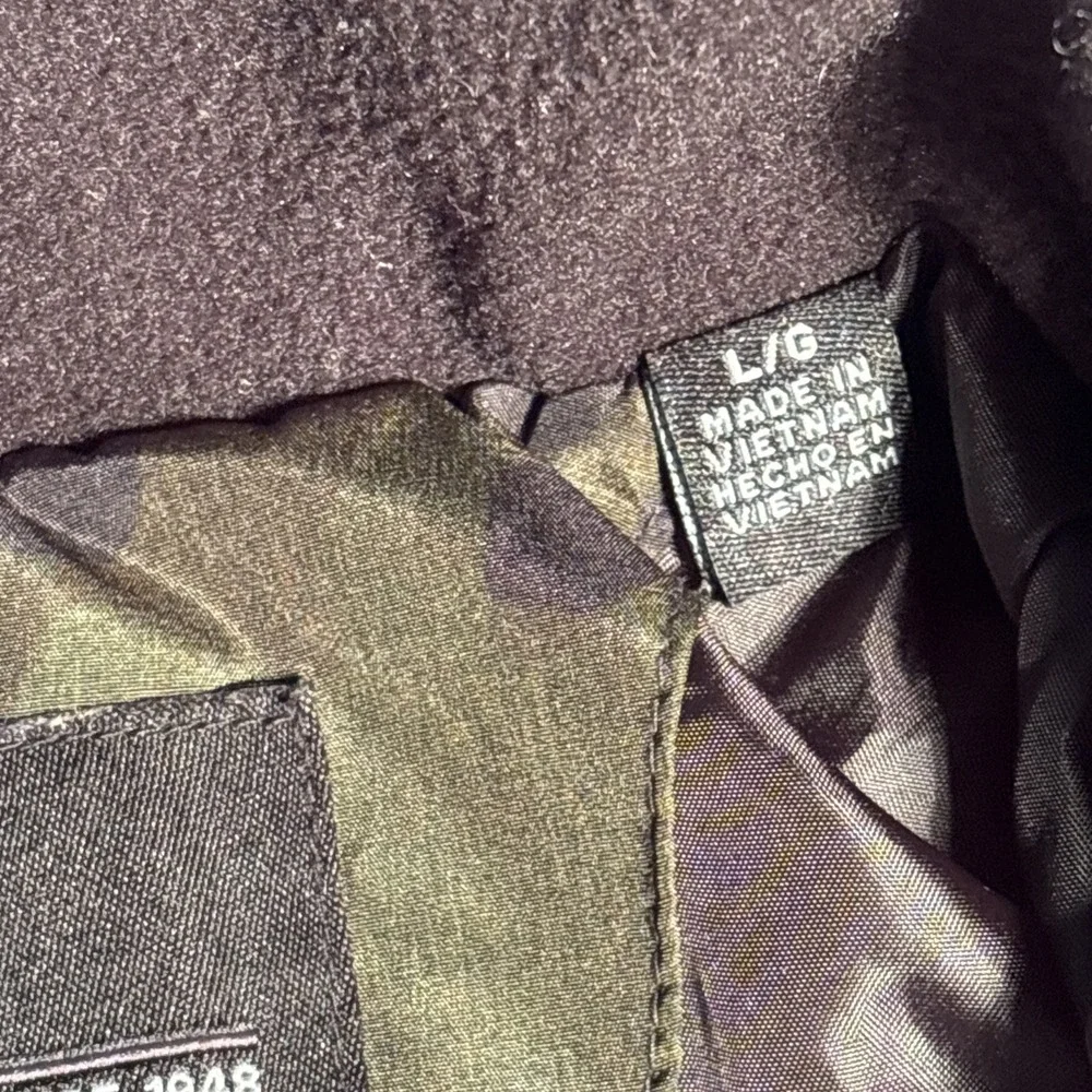 Weatherproof Mens Camo Puffer Jacket Green Camouflage Insulated Full Zip Large